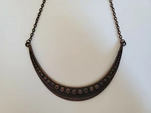 Paparazzi Copper Moon Necklace & Earrings - Picture 1 of 4