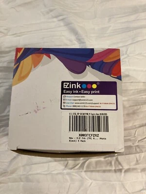 Ezink 273xl Photo Black Ink Cartridge  5 Pack Different Colors EXP 8/28/2025 - Image 1 of 4