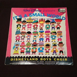 1965 Walt Disney IT'S A SMALL WORLD 33RPM Lp "18 Favorite Folk Songs" #1289 - Picture 1 of 7