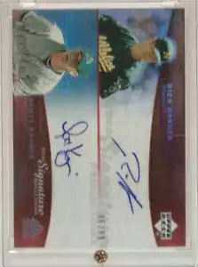 2005 UD Reflections Duel Signatures Red #RHSK Rich Harden / Kazmir RC Rookie Aut - Picture 1 of 2