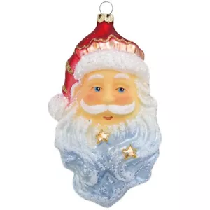 Weihnachtsmann, 13cm, Thüringer Glas-und Christbaumschmuck, Lauschaer Glaskunst - Bild 1 von 1