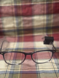 HUGO BOSS 1124/U 3XJ BLAU VERBLASSEN SILBER AUTHENTISCHE RAHMEN BRILLE 53-17-145 - Bild 1 von 6