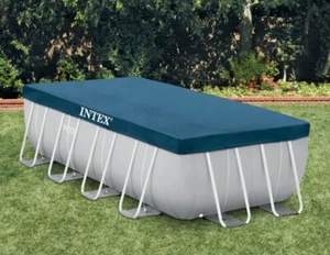 INTEX 28039 Abdeckplane Rectangular Poolabdeckung Abdeckung Schutzplane 450x220 - Bild 1 von 3