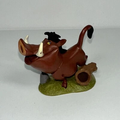 Disney El Rey León PVC Figura Pumba Jabalí Cerdo Cerdo Plástico Decoración de Pasteles Foto 1 de 4