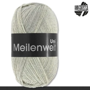 LANA GROSSA 100G Meilenweit 100 Uni Tejidos Lana Virgen Artesanal 24 Colores - Imagen 1 de 49