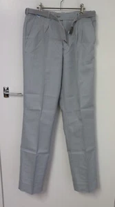 Vintage 80's Mens Interchange Pants With Matching Belt - Size 85cm New With Tags - Picture 1 of 10