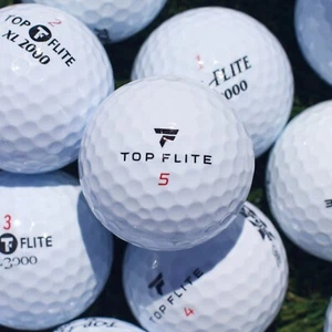 100 gebrauchte Top Flite Golfbälle fast neuwertig 4A / 5A Qualität KOSTENLOSER VERSAND - Bild 1 von 5