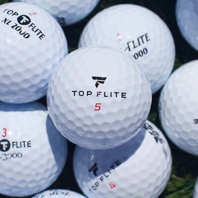 100 Top Flite Used Golf Balls Near Mint 4A / 5A Quality FREE SHIPPING - Image 1 of 4