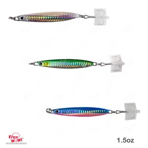3pcs 3-color 1.5oz Colt Sniper jig 42g Fishing Vertical jig 3561D-DT MUSTAD Hook - Picture 1 of 12