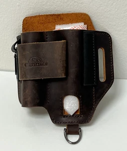 Topstache Leather Sheath Multitool Belt EDC Pouch Organizer Work Daily Use NEW - Picture 1 of 10