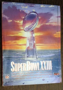 SUPER BOWL XXIII PROGRAM (Stadium Edition) 49ers vs Bengals - VG-EX *READ - Picture 1 of 4