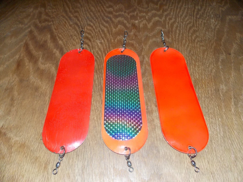 Luhr Jensen Dodger/Flasher Size 0 (3 Shades of Orange) 1 W/Prism Approx 8" 12/25 - Image 1 of 3