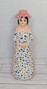 Vintage Hand-Painted Mrs. Butterworth's Empty Glass Syrup Bottle Folk Art Kitsch - Picture 1 of 9