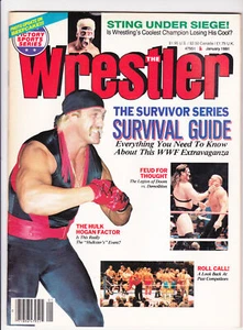The Wrestler Magazine January 1991 Hulk Hogan Demolition Sting WWF NWA - Picture 1 of 10