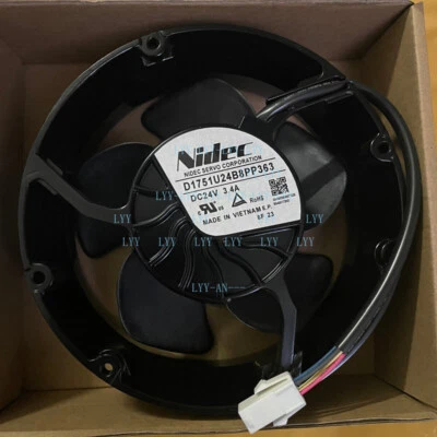 NIDEC D1751U24B8PP363 DC24V 3.4A 172*150*51MM cooling fan - Image 1 of 2