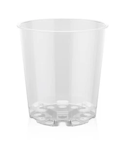 60mm Clear Pots by TEKU - Orchids / Phalaenopsis - MADE IN GERMANY - Picture 1 of 2