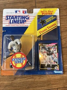 1992 MLB Frank Thomas White Sox Starting Lineup SLU Extended Figure Card Poster - Picture 1 of 6