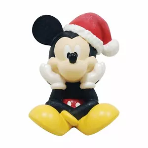 DISNEY CHRISTMAS MICKEY MOUSE MINI FIGURE 7.5CM GIFT BOXED ENESCO - Picture 1 of 3