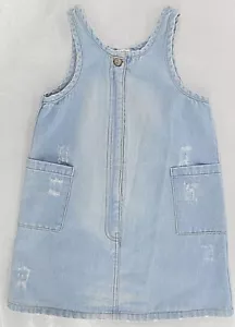 Abito jeans blu indaco per ragazza Art & Eden taglia 5 - Foto 1 di 6