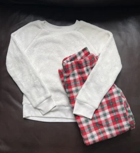 Cat & Jack Mädchen Weihnachts Schlafanzug Größe 6/6x - Bild 1 von 12