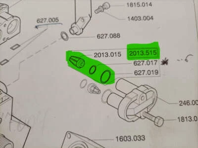 CASCIAROAGRICOLTURA KIT VALVOLA A-M PER POMPA M 35 IMOVILLI