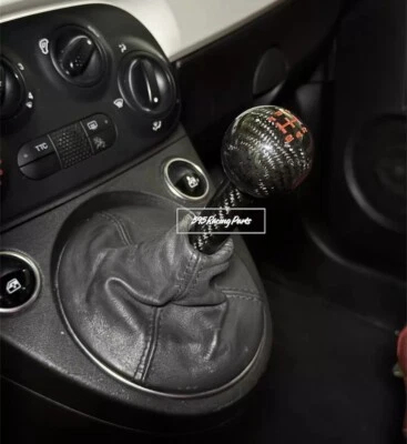 Pomello cambio in carbonio con marce Fiat 500 Abarth - 595 - 500 - 695 - Image 1 of 4