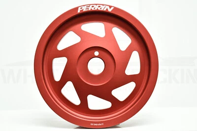 POLEA MANIVELA LIGERA PERRIN - ROJA para FA/FB SUBARU BRZ / TOYOTA 86 / WRX 15 Foto 1 de 4