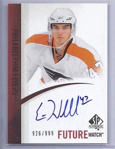 10-11 2010-11 SP AUTHENTIC ERIC WELLWOOD AUTO ROOKIE /999 #266 FLYERS - Picture 1 of 1