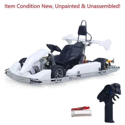 JDM 298A 1/10 4WD RC Racing Car Go-Kart DIY Vehicle KIT Model Radio Motor - Image 1 of 4