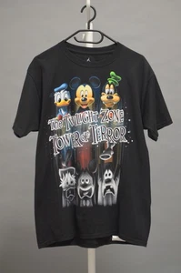 Vintage Disney The Twilight Zone Tower Of Terror T Shirt Size M Black - Picture 1 of 4