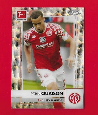 Robin Quaison/250 Silver Wave Refractor 2020 cromado Bundesliga, FSV Mainz 05 #70 Foto 1 de 2