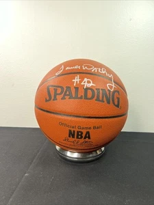 JAMES WORTHY LOS ANGELES LAKERS SIGNED AUTOGRAPHED BASKETBALL NBA SPALDING - Picture 1 of 12