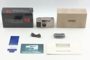 [OPT MINT Box] Contax T2 silberne analoge Kompaktkamera 35 mm aus Japan - Bild 1 von 13