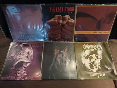 Sammlung,LP Sammlung,Lp's,24x,Metal,Hardcore,Death,Abstain,Mortifier,Anthrax,uvm - Bild 1 von 4