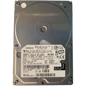 Hard Disk HDD IDE PATA 3.5" 40GB IBM IC35L040AVVA07-0 PC Refurbished - Picture 1 of 1