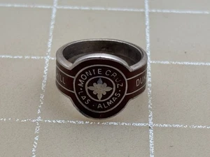 Anello a fascia Judd's Very Nice Dunhill Monte Cruz in argento sterling con sigari - misura 7 - Foto 1 di 5