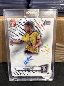 2023 Topps Pristine UEFA Euro 2024 - Autógrafos Yasin Ayari #PA-YA (AU, RC) - Imagen 1 de 2
