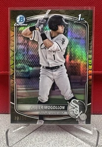 2025 #BCP68 Javier Mogollon Bowman Chrome Prospects Gold Reptilian Refractors 50 - Picture 1 of 2