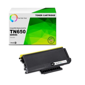 TCT TN650 TAA Compliant Compatible Toner Cartridge Replacement for Brother TN650 - Picture 1 of 6