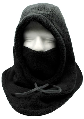 Capucha polar Nike High Pile Snood para hombre OSFM negra/negra Foto 1 de 4