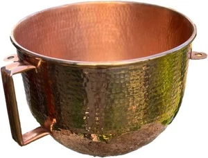 Sertodo Pure Copper 6 Quart Lift Stand Mixing Bowl compatible with Profession... - Picture 1 of 8