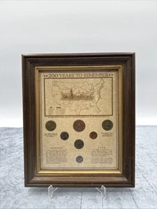 B684 200 years to remember Bicentennial coin set vintage da collezione USA - Foto 1 di 8