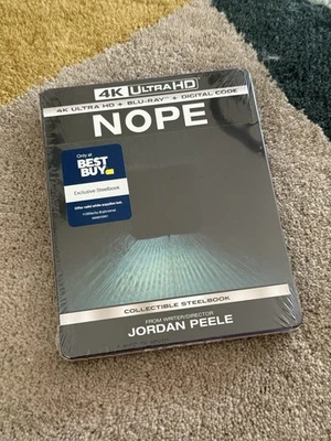 Nope STEELBOOK (4K UHD Blu-ray) Best Buy Exclusive Sealed NEW - FREE SHIPPING - Image 1 of 2