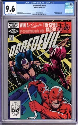 Daredevil #176 CGC 9,6 casi nuevo+ páginas blancas ELEKTRA 1ª aplicación. STICK Marvel 4416702005 Foto 1 de 2