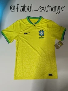 Nike 2022 Brazil Home Jersey Blank - Picture 1 of 3