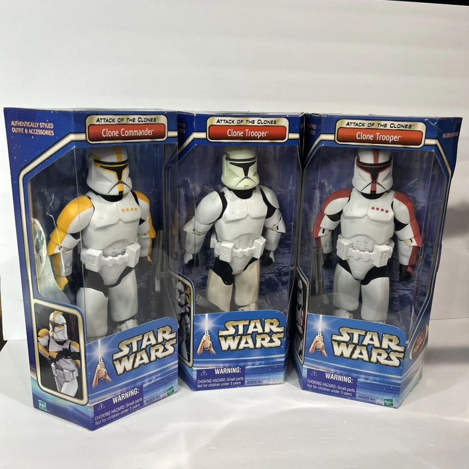 Hasbro Star Wars AOTC Attack of The Clones Clone Trooper 12 Inch Action Figure