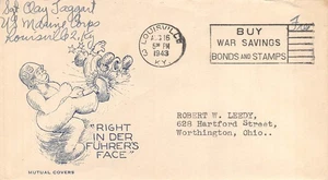 Patriotisches Cover: "Right under Fuhrer's Face" Mutual Covers Gütesiegel [112425.344] - Bild 1 von 1