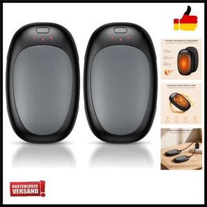 2er-Pack Handwärmer Wiederaufladbar Elektrisch USB Tragbarer Taschenwärmer mi... - Bild 1 von 9