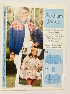 Chaqueta Stadium Talla XS-XL Ver Fotos para Medida Costura Patrón Paso a Paso - Imagen 1 de 7