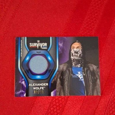2019 Topps WWE Alexander wolf Smackdown 1000 Mat Relic Card #'d 13/99  MR-RT - Image 1 of 4